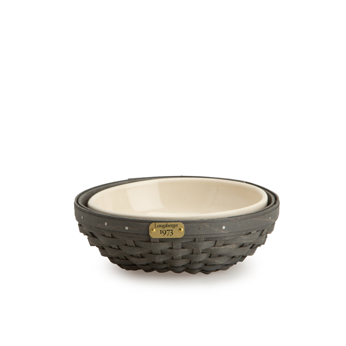 Pewter 1973 Bowl Basket Set with Free Protector
