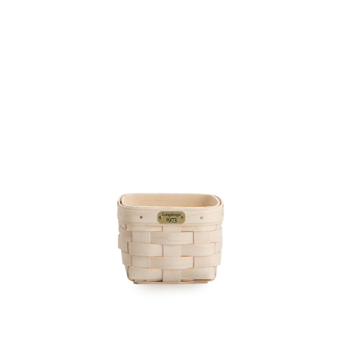 White 1973 Square Organizing Basket Set with Free Protector