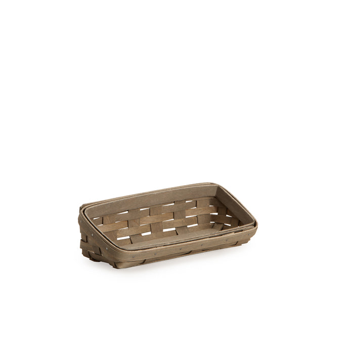Light Grey Small Skin Care Basket — Longaberger