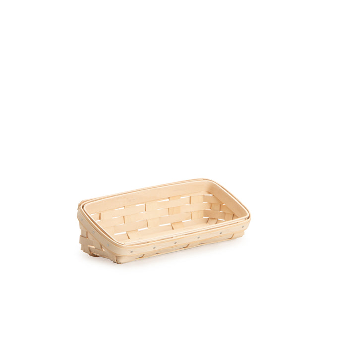 Whitewashed Small Skin Care Basket