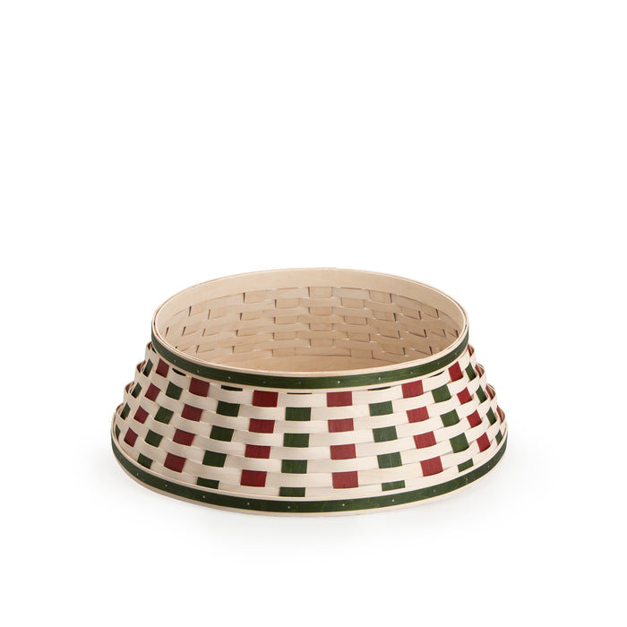 Small Tree Collar - Bold Red, Green and White