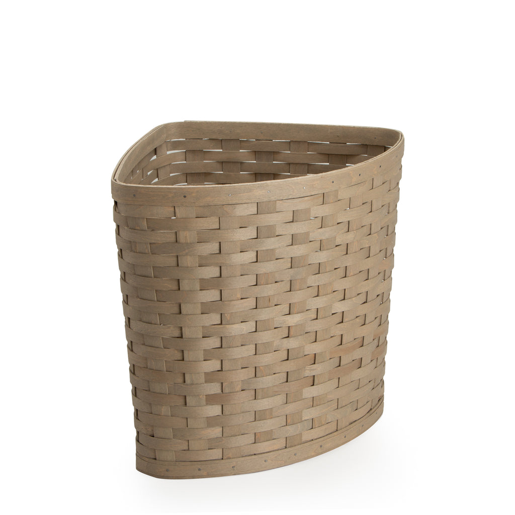 Corner Waste Basket - Pale Grey