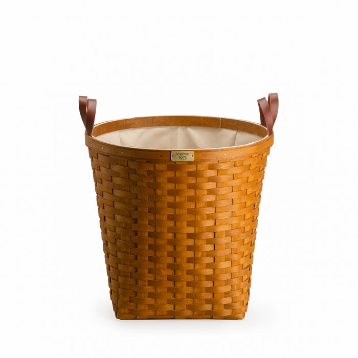 1973 Tall Laundry Basket with Attached Lining