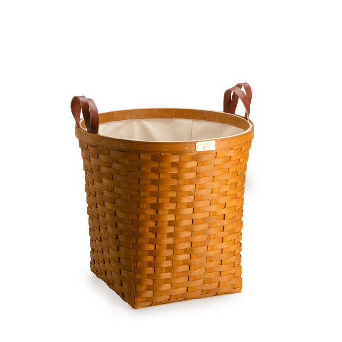 1973 Tall Laundry Basket with Attached Lining