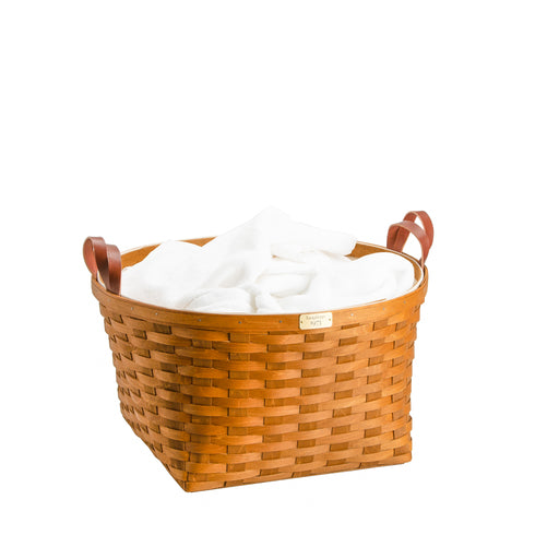Cotton Rope Laundry Hamper Multicolor, 16-1/2 Diam. x 21 H | The Container Store