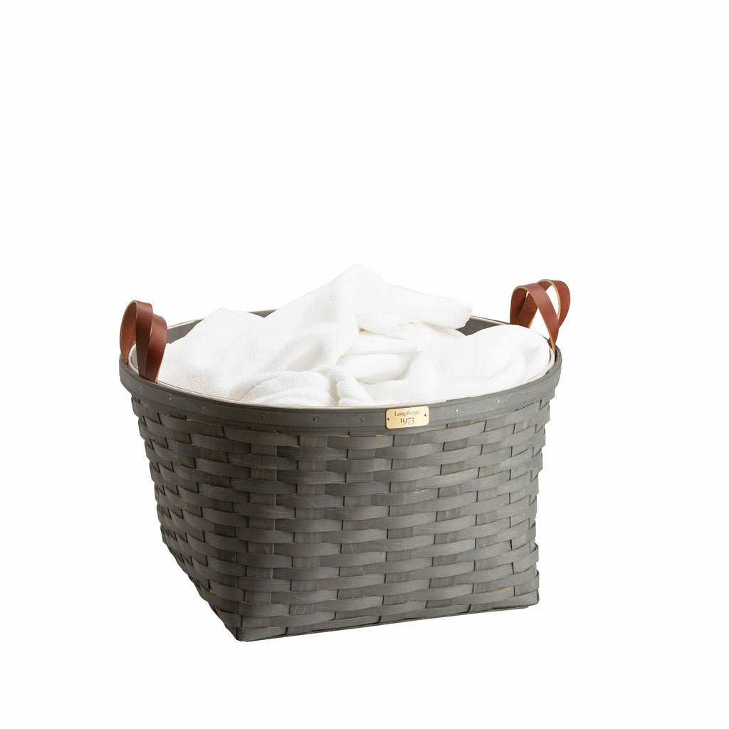 NEW 2007 Longaberger hotsell Laundry Basket in Rich Brown