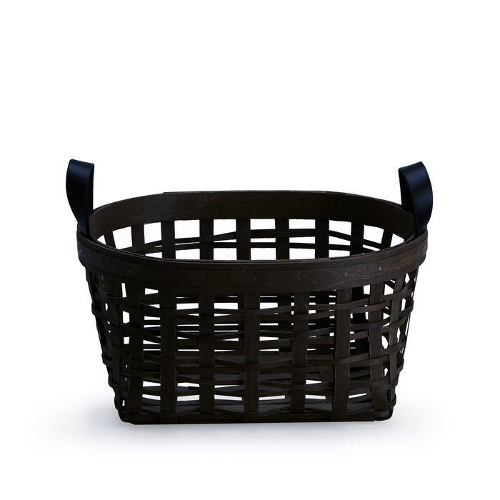 1896 Silverware Holder Basket - Black