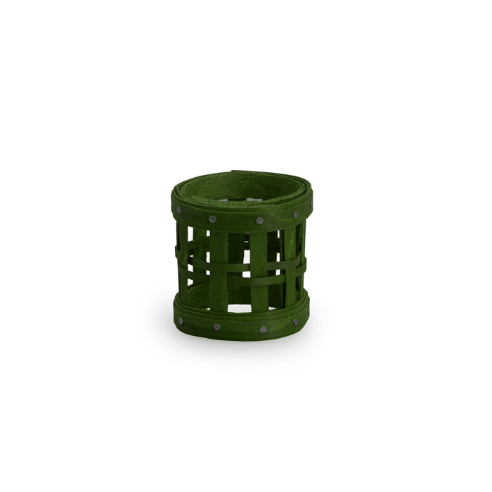 1896 Holiday Napkin Ring - Bold Green