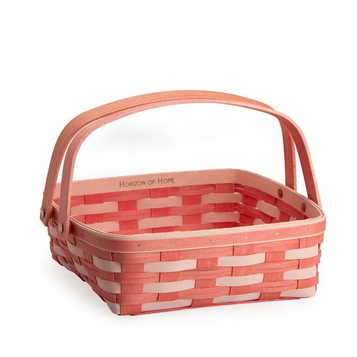 Horizon of Hope Cake Basket - Pink Multi Weave