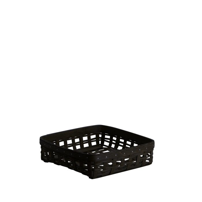 1896 Small Square Basket - Black