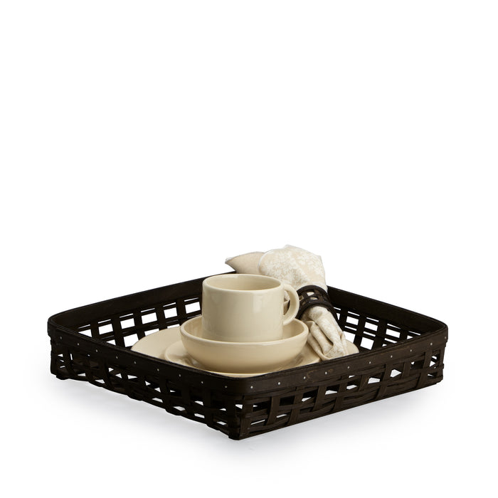 1896 Large Square Basket - Black