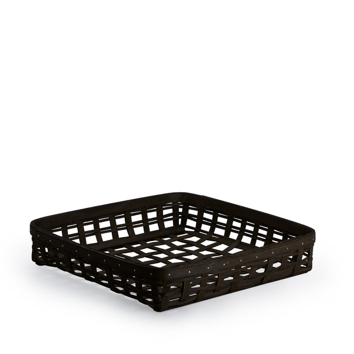 1896 Large Square Basket - Black