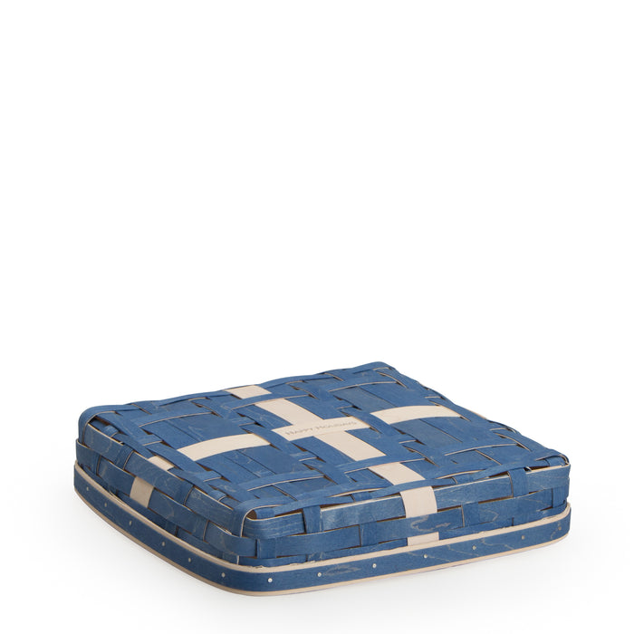 Holiday Present Basket Set - Blue and White