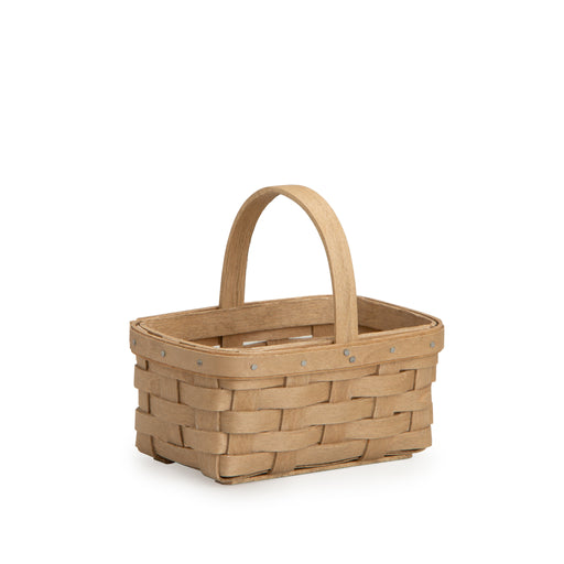 Salt & Pepper Holder Basket Set with Protector - Light Brown