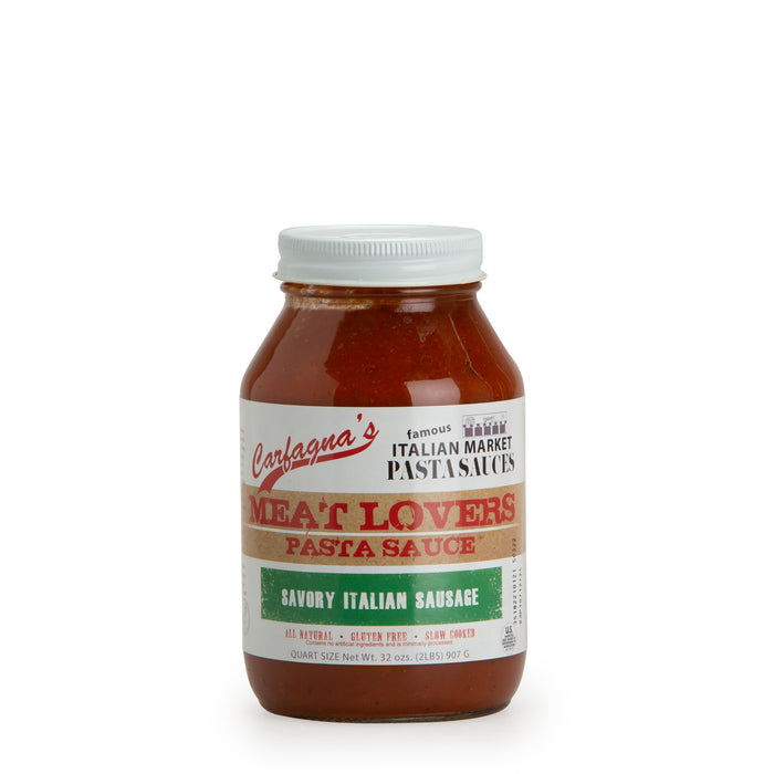 Carfagna's Meat Lover's Savory Italian Sausage Pasta Sauce