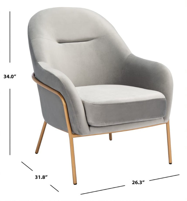 Light Grey Eleazer Accent Chair