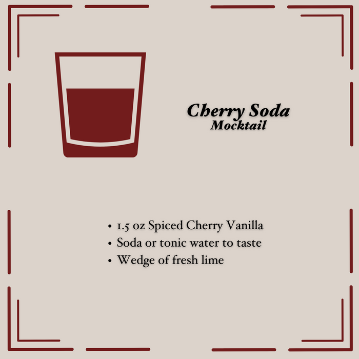 Make & Muddle Spiced Cherry Vanilla Cocktail Mixer Syrup