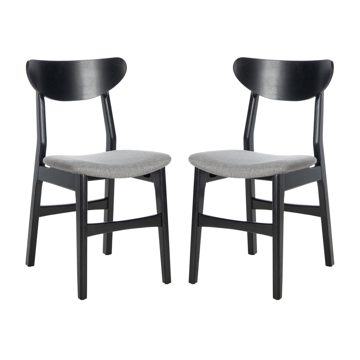 Black & Grey Lucca Retro Dining Chair with Cushion Set — Longaberger