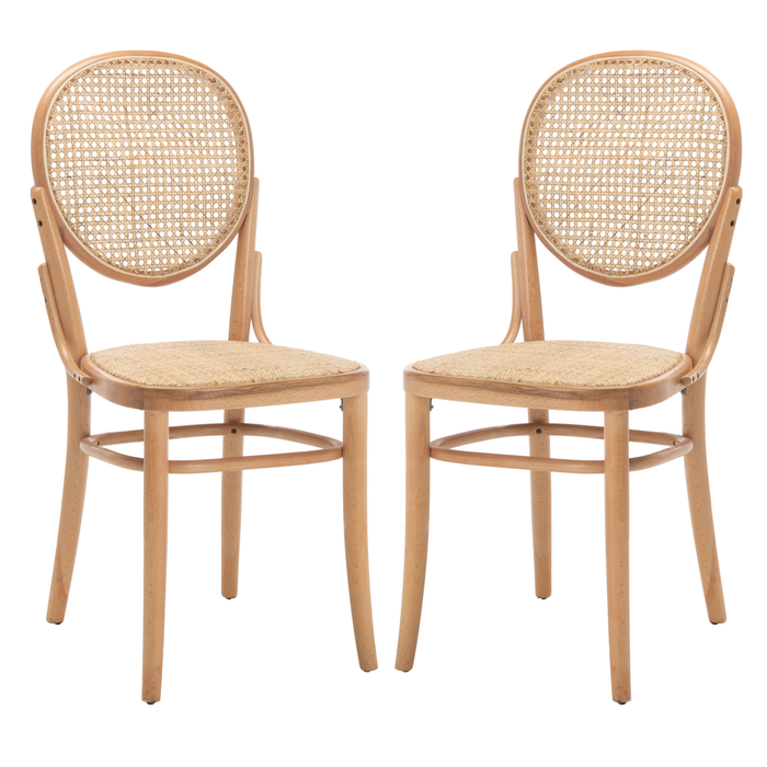Natural Sonia Cane Dining Chair Set