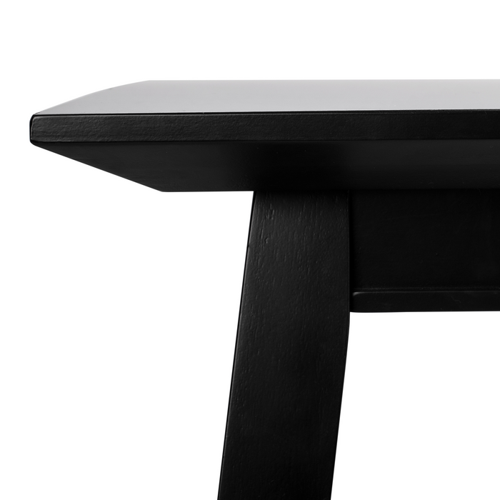 Black Brayson Rectangle Dining Table