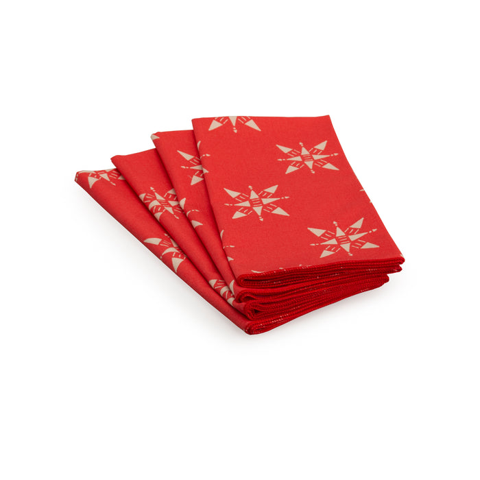 Napkin Set - Compassion Ruby