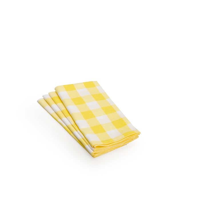 Napkin Set - Yellow Gingham