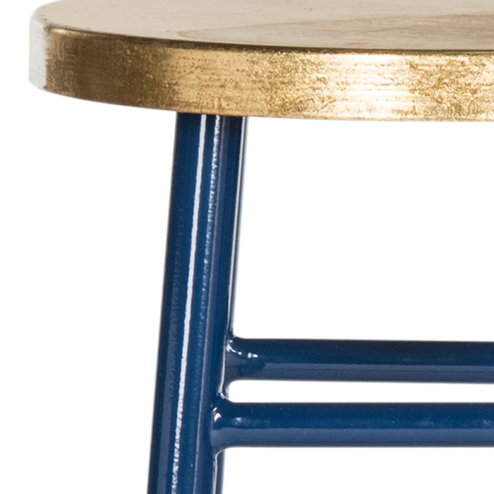 Navy & Gold Emery Counter Stool
