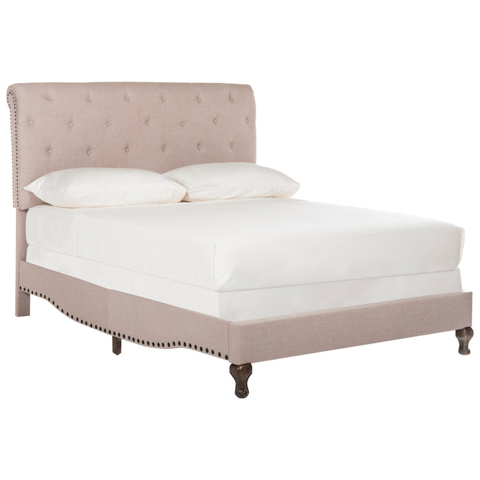 Taupe Hathaway Queen Bed