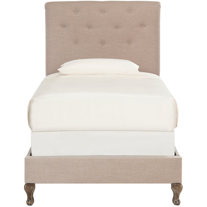 Taupe Hathaway Twin Bed