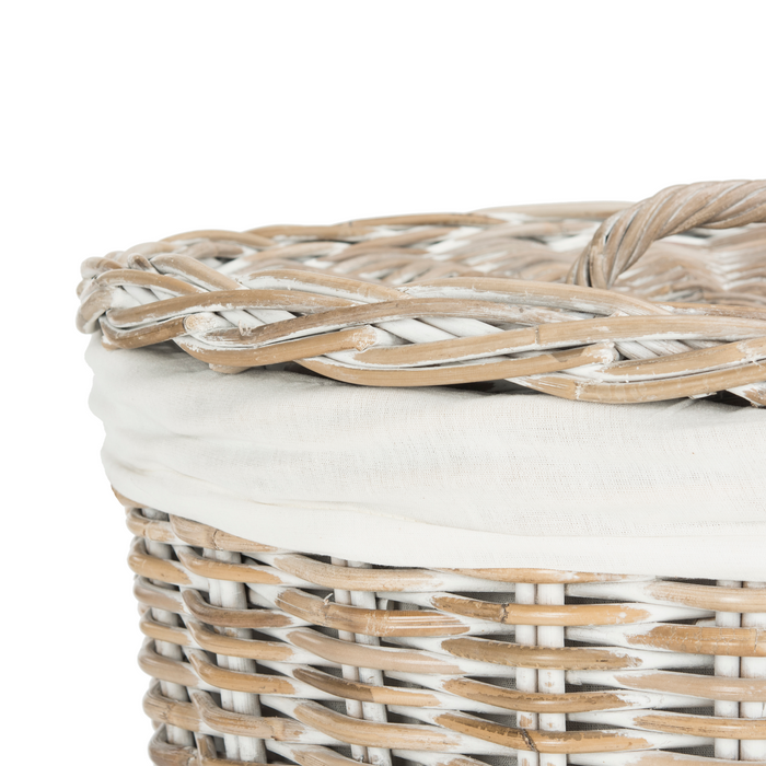 White Maggy Laundry Basket