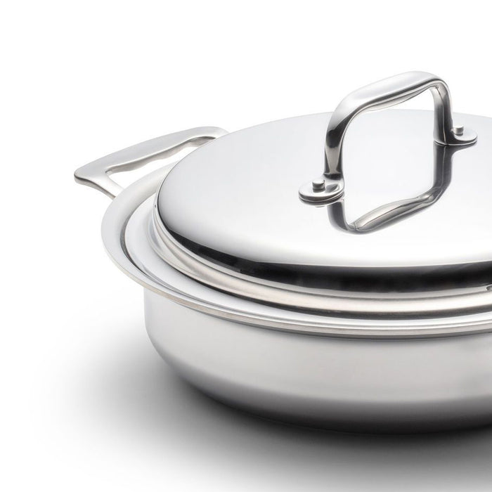 360 Saucier Pan 2 Quart, Stainless Steel Cookware, Hand Crafted in the  United States, Induction Cookware.