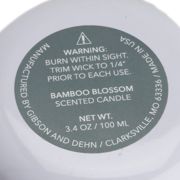 Bamboo Blossom Tin Candle
