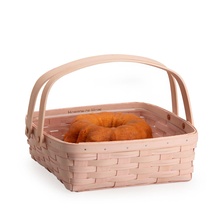Pale Pink Horizon of Hope Cake Basket Set with Free Protector
