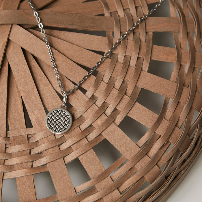 Longaberger Basketweave Link Necklace