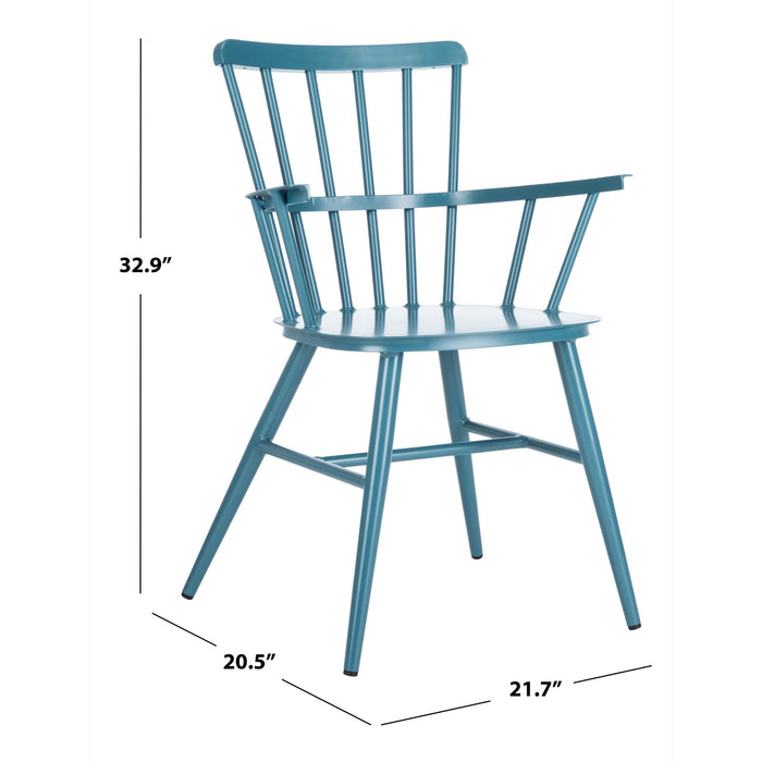 Matte Navy Blue Clifton Arm Chair