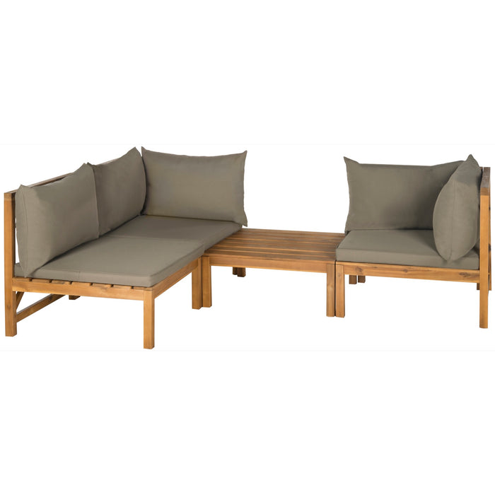 Natural And Taupe Lynwood Modular Outdoor Sectional