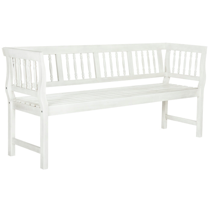 Antique White Brentwood Bench
