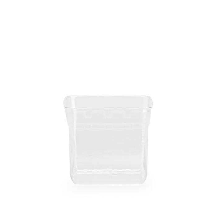Small Holiday Present Basket with Protector and Lid - Green and White