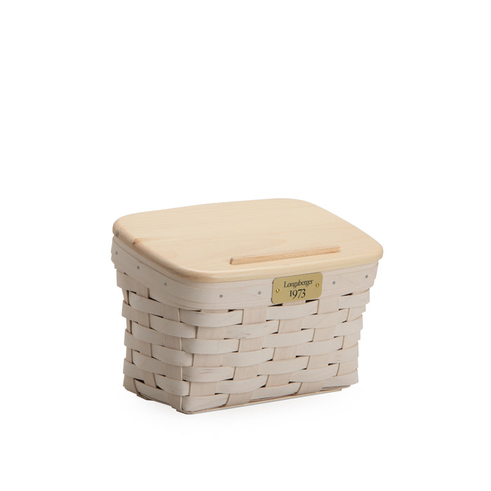 White 1973 Recipe Basket Set with Free Protector