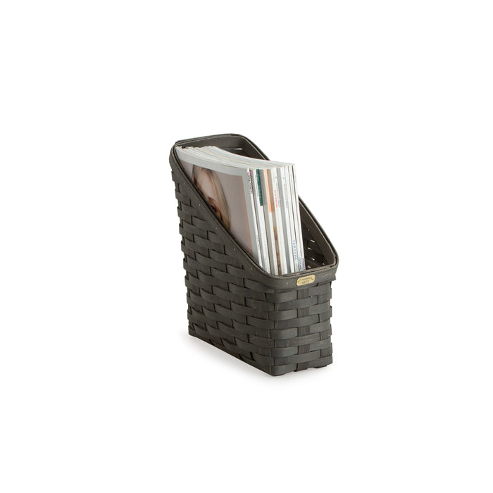 1973 Magazine File Organizing Basket - Pewter
