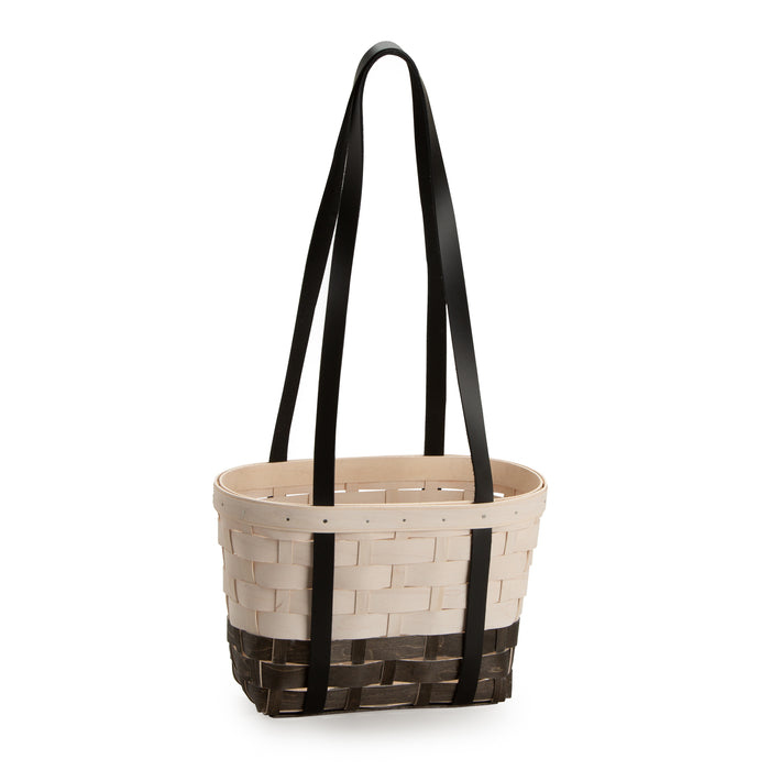 Medium Boardwalk Basket Set with Protector - Black and White