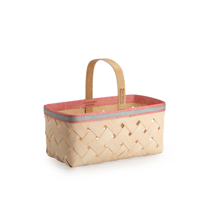 Norman Rockwell Series 2: Rectangle Basket - Whitewashed