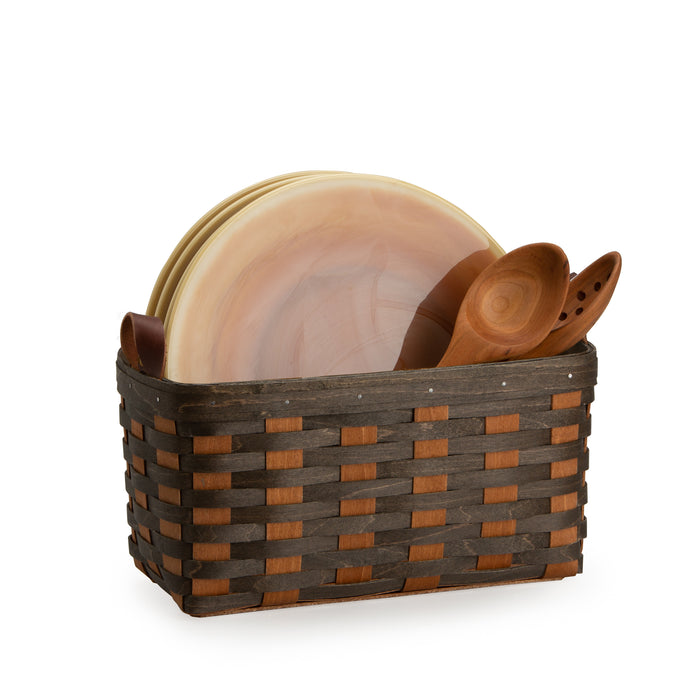 Fall Bring Along Basket - Rusty Spice & Black