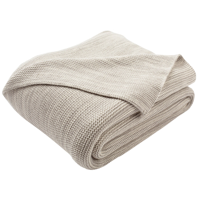 Grey Loveable Knit Throw