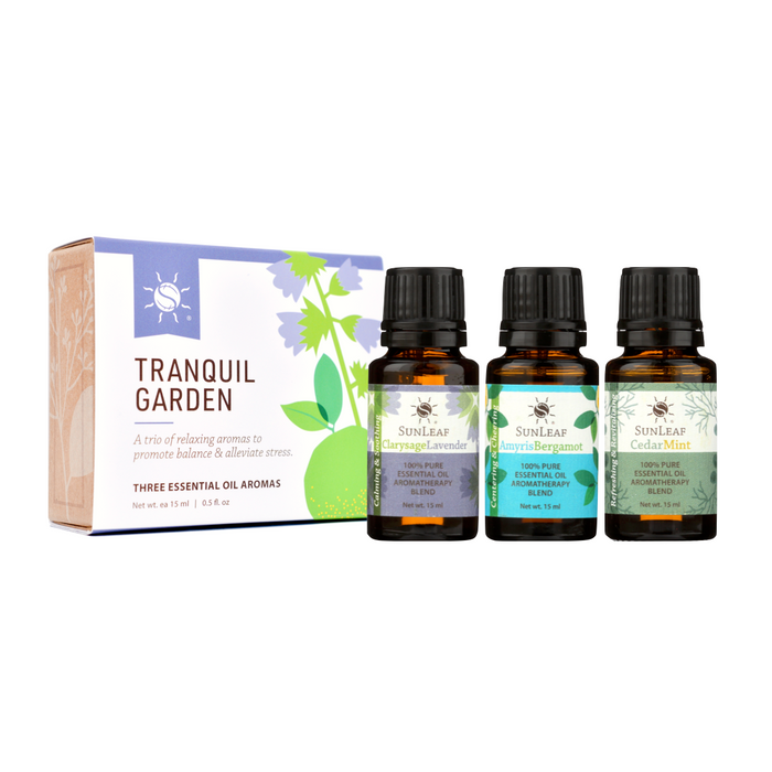 Sunleaf Tranquil Garden Essential Oil Aroma Trio
