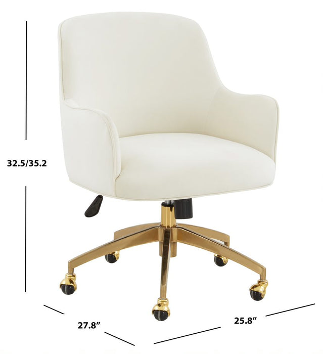 White Kierstin Desk Chair