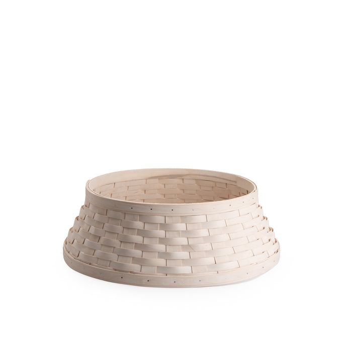 Small Tree Basket Collar - White