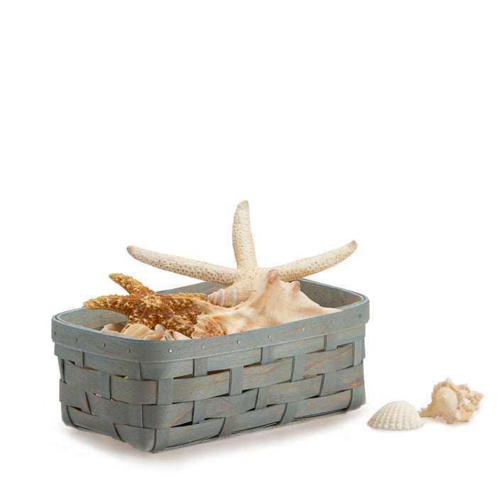 Rectangle Organizing Basket - Light Blue
