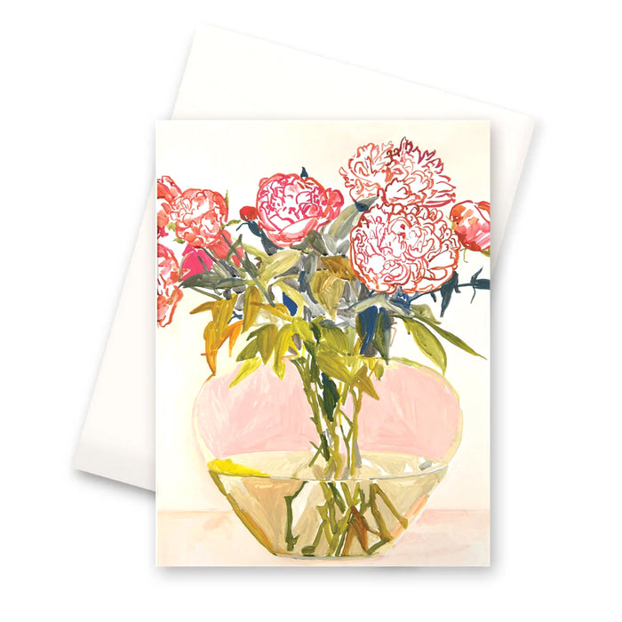 Paint&Petals Bouquet Thank You Greeting Card